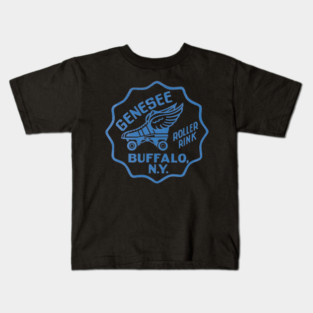 Vintage Roller Skating Buffalo New York Kids T-Shirt