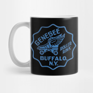 Vintage Roller Skating Buffalo New York Mug