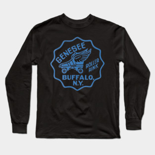 Vintage Roller Skating Buffalo New York Long Sleeve T-Shirt