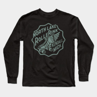Vintage Roller Skating Kendall Michigan Long Sleeve T-Shirt