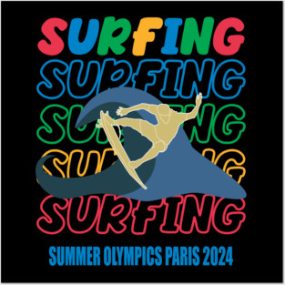 Summer Olympics Paris 2024 Posters and Art