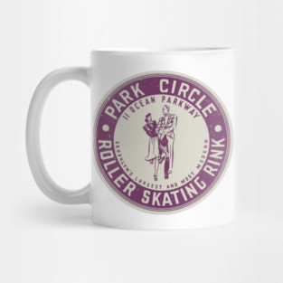 Vintage Roller Skating Brooklyn New York Mug
