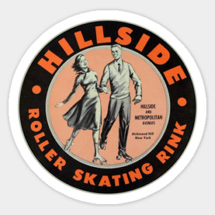 Vintage Roller Skating Richmond Hill New York Magnet