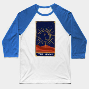 Moon Tarot Card Baseball T-Shirt