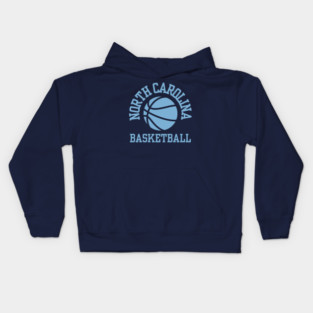 North Carolina Basketball Kids Hoodie