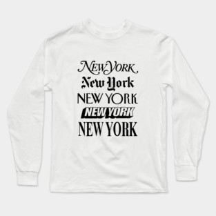 New York New York Long Sleeve T-Shirt