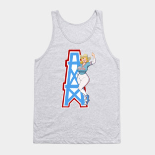 HOUSTON OILERS PIN UP Tank Top