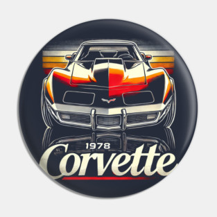 78 Vette Pin