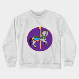 Carousel Horse Crewneck Sweatshirt