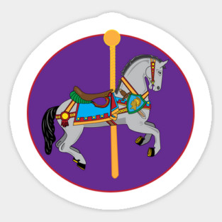Carousel Horse Sticker
