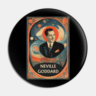 Vintage Neville Goddard Law of Assumption Cosmic Universe Pin