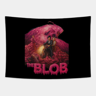 The Blob T-Shirt - Classic Horror Movie Fan Apparel Tapestry