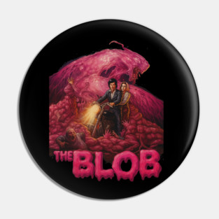 The Blob T-Shirt - Classic Horror Movie Fan Apparel Pin