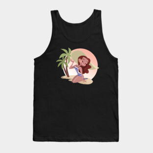 Betty at the Beach! Tank Top