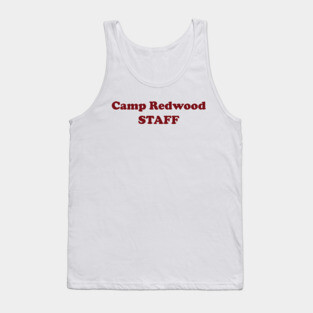 California Camp Staff, Red Ink Tank Top