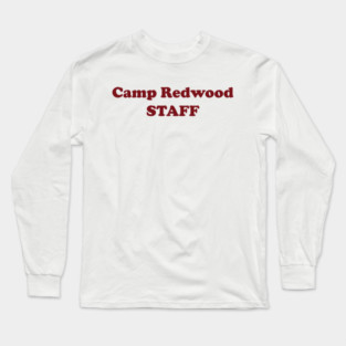California Camp Staff, Red Ink Long Sleeve T-Shirt