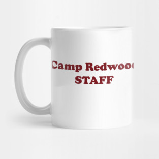 California Camp Staff, Red Ink Mug