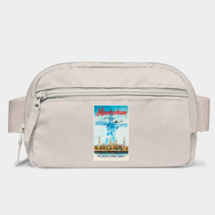 Vintage Travel Poster The Netherlands Amsterdam Bag