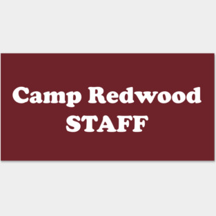 California Camp Staff, White Ink Posters and Art