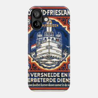 Vintage Travel Poster The Netherlands Holland Friesland Phone Case