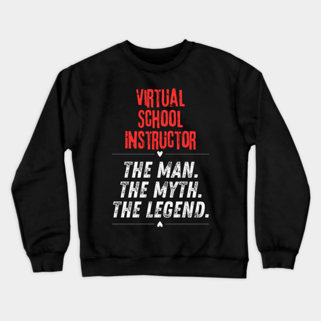 Virtual School Instructor Crewneck Sweatshirt by BlackMeme94