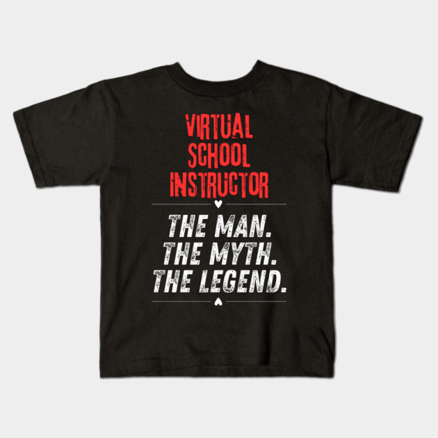 Virtual School Instructor Kids T-Shirt by BlackMeme94