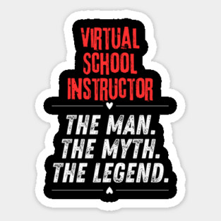 Virtual School Instructor Sticker