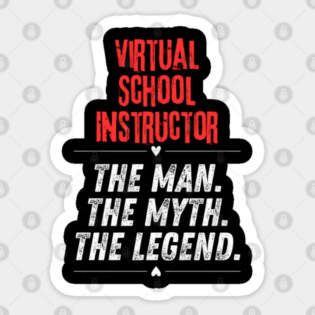 Virtual School Instructor Sticker by BlackMeme94