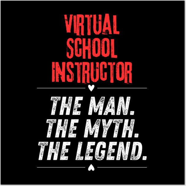Virtual School Instructor Wall Art by BlackMeme94