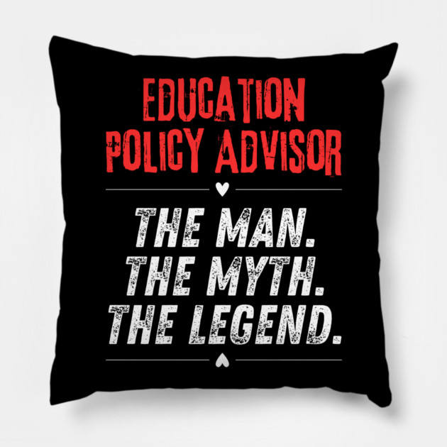 Education Policy Advisor Pillow by BlackMeme94
