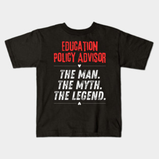 Education Policy Advisor Kids T-Shirt
