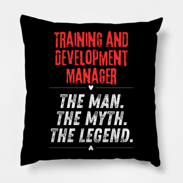 Training and Development Manager Pillow by BlackMeme94