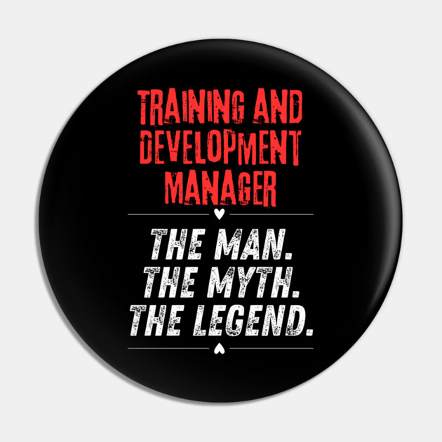 Training and Development Manager Pin by BlackMeme94