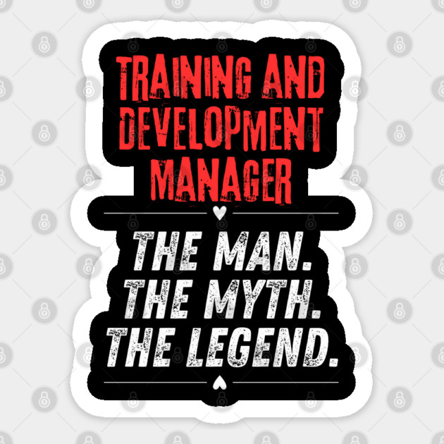 Training and Development Manager Sticker by BlackMeme94