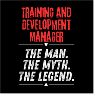 Training and Development Manager Posters and Art