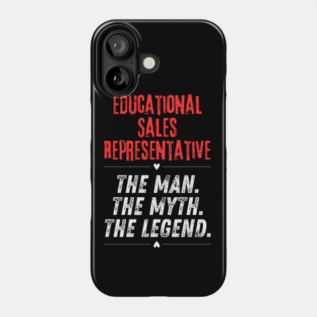Educational Sales Representative Phone Case by BlackMeme94