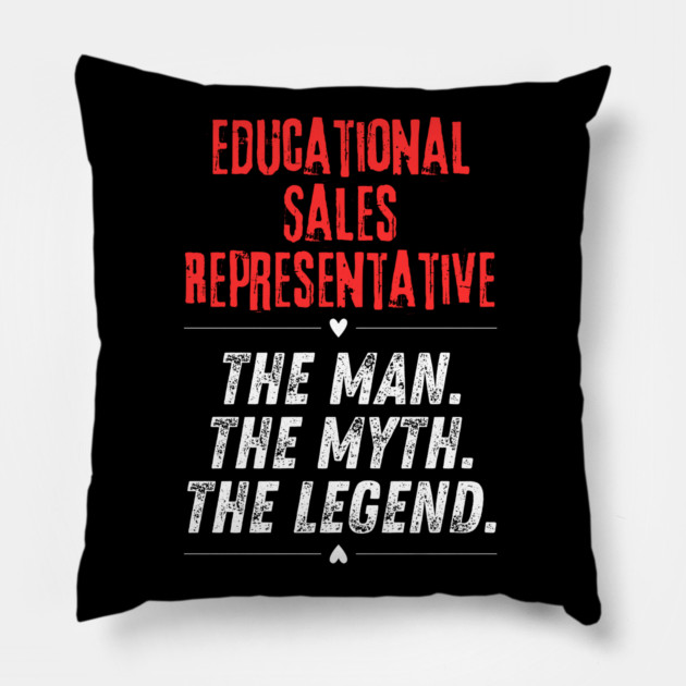 Educational Sales Representative Pillow by BlackMeme94