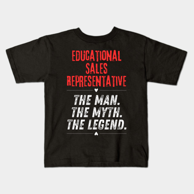 Educational Sales Representative Kids T-Shirt by BlackMeme94