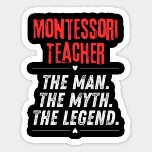 Montessori Teacher Sticker