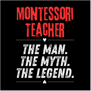 Montessori Teacher Posters and Art