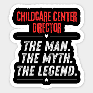 Childcare Center Director Sticker