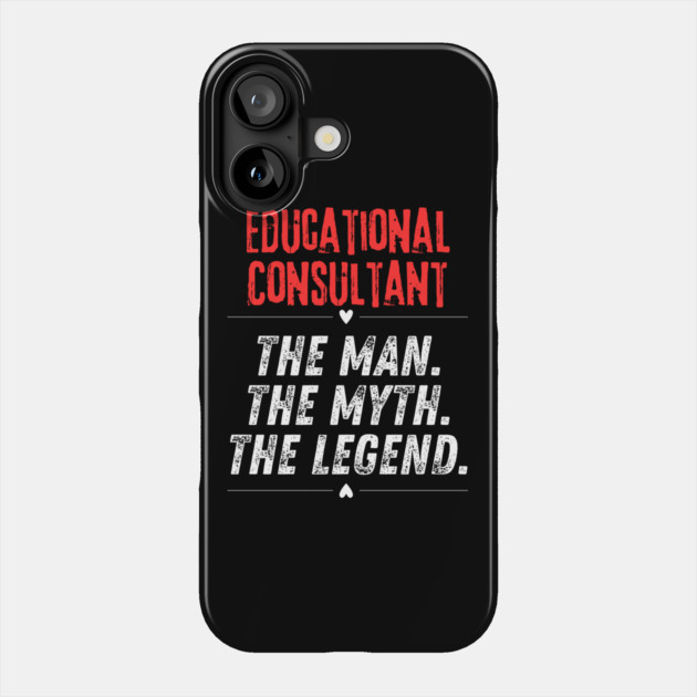 Educational Consultant Phone Case by BlackMeme94