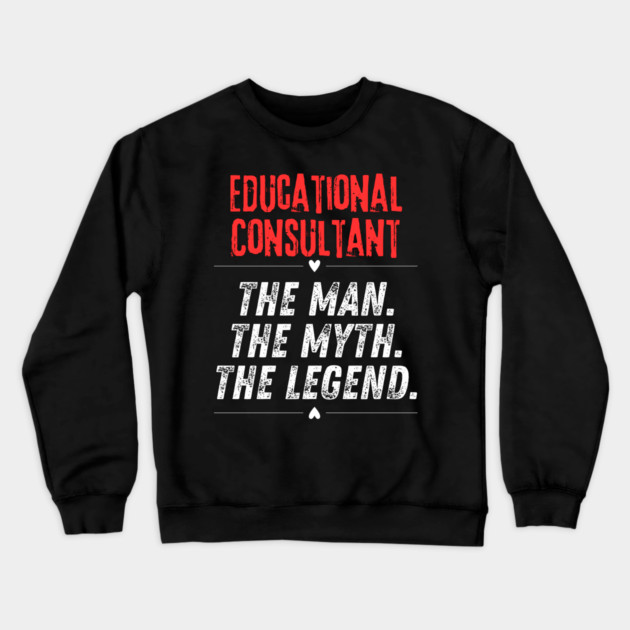 Educational Consultant Crewneck Sweatshirt by BlackMeme94