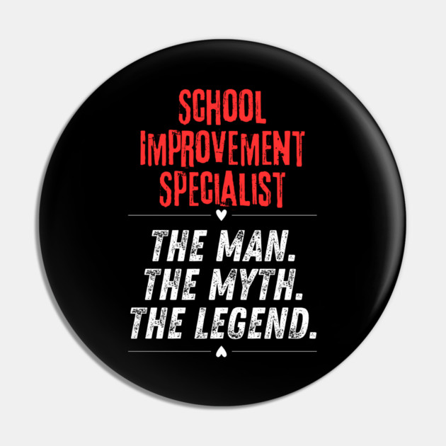 School Improvement Specialist Pin by BlackMeme94