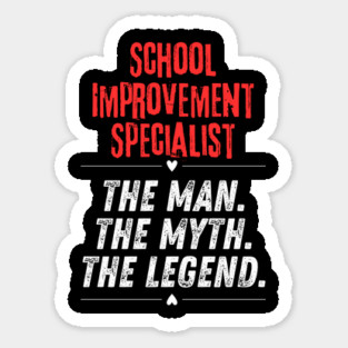 School Improvement Specialist Sticker