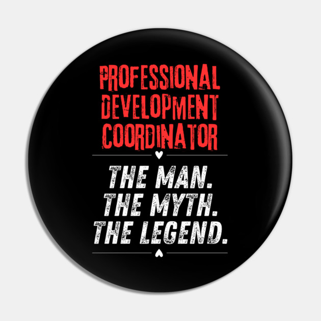Professional Development Coordinator Pin by BlackMeme94