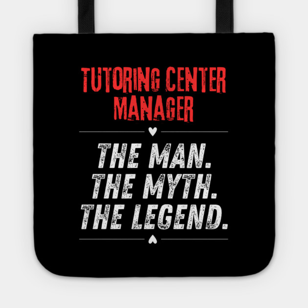 Tutoring Center Manager Tote by BlackMeme94
