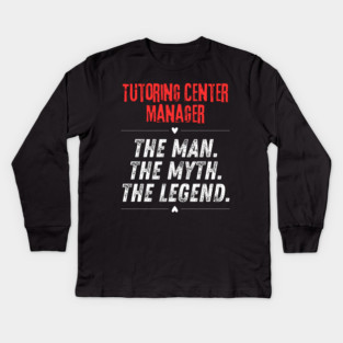 Tutoring Center Manager Kids Long Sleeve T-Shirt