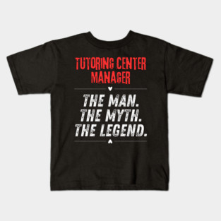 Tutoring Center Manager Kids T-Shirt