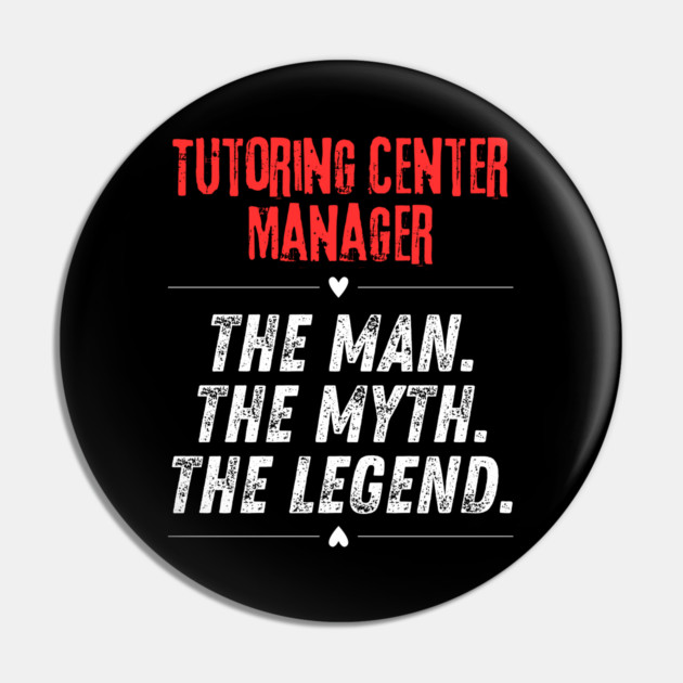 Tutoring Center Manager Pin by BlackMeme94